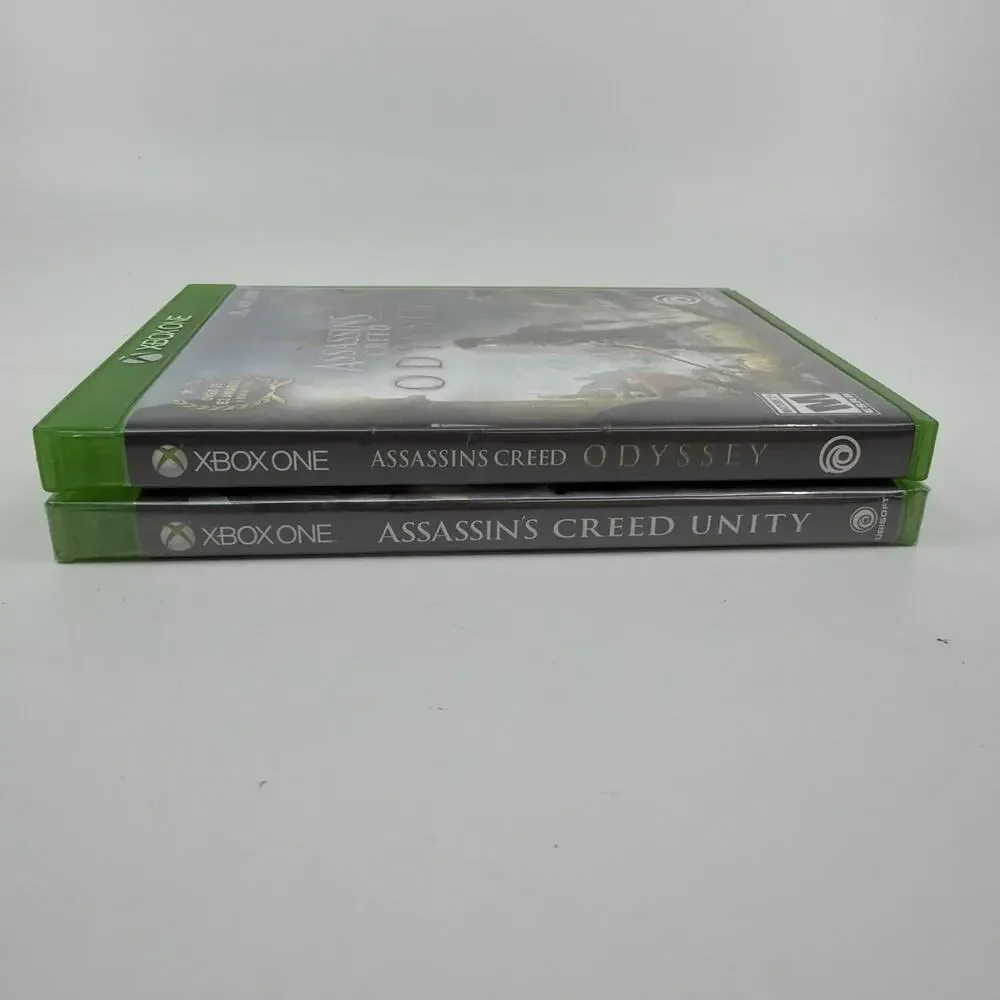Xbox One Assassin's Creed Game Lot Odyssey CIB & Unity New Sealed Ubisoft